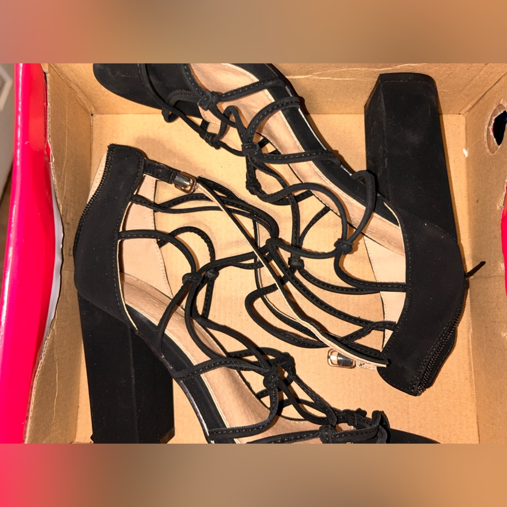 Black heels